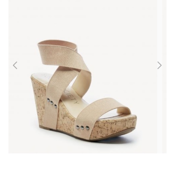 Sole Society Analisa Cork Wedge - Picture 2 of 14